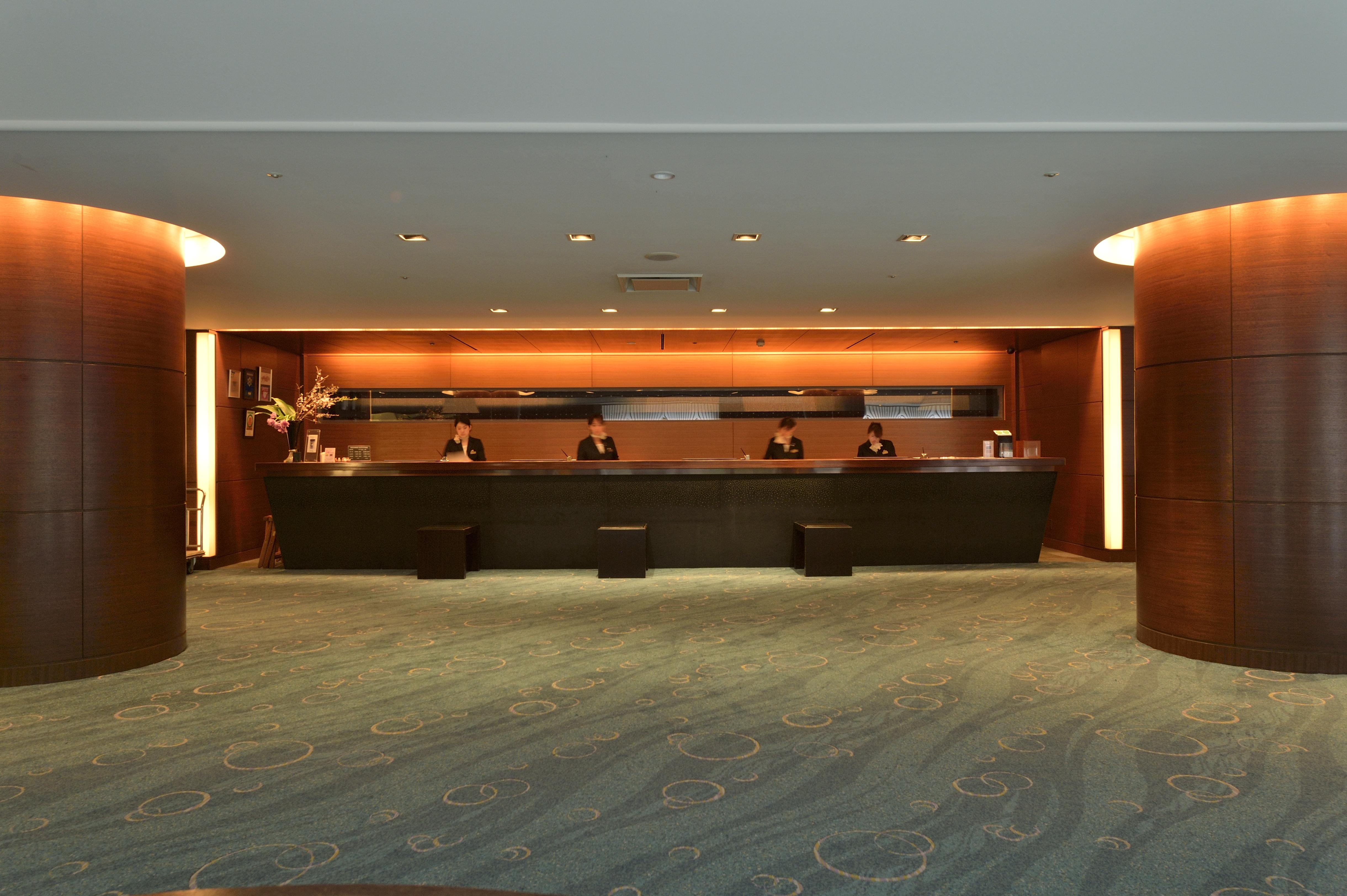 Kyoto Tokyu Hotel Zewnętrze zdjęcie The reception area of the lounge